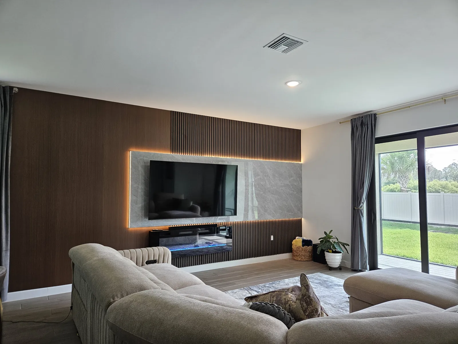 Living room remodel in Southwest Florida